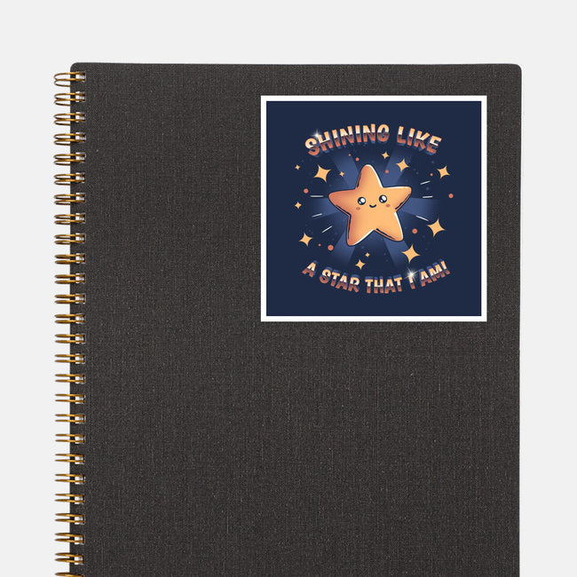 Shining Like A Star-None-Glossy-Sticker-yumie