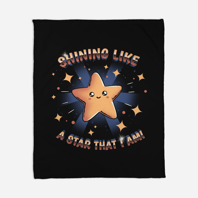 Shining Like A Star-None-Fleece-Blanket-yumie