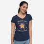 Shining Like A Star-Womens-V-Neck-Tee-yumie