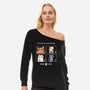 Morning Meetings-Womens-Off Shoulder-Sweatshirt-yumie