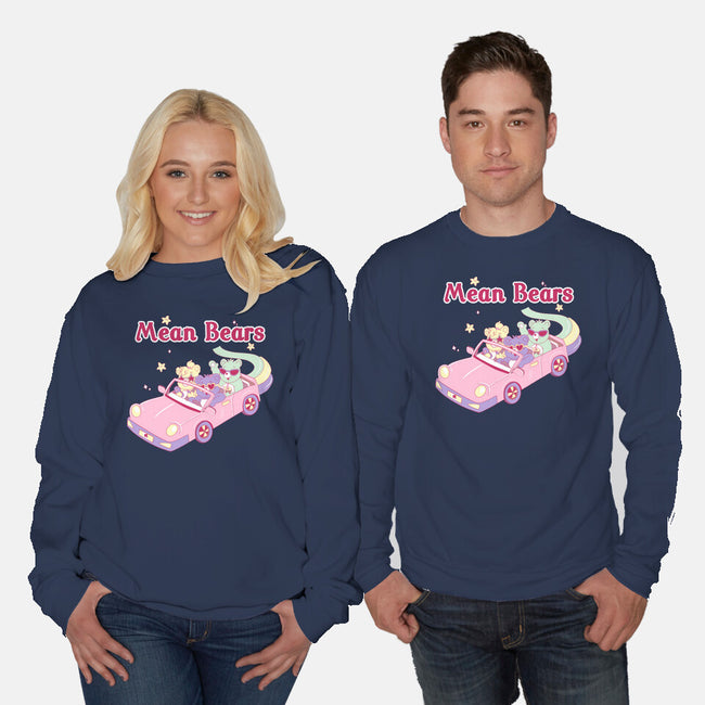 Mean Bears-Unisex-Crew Neck-Sweatshirt-yumie