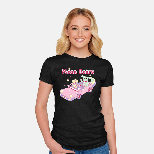 Mean Bears-Womens-Fitted-Tee-yumie