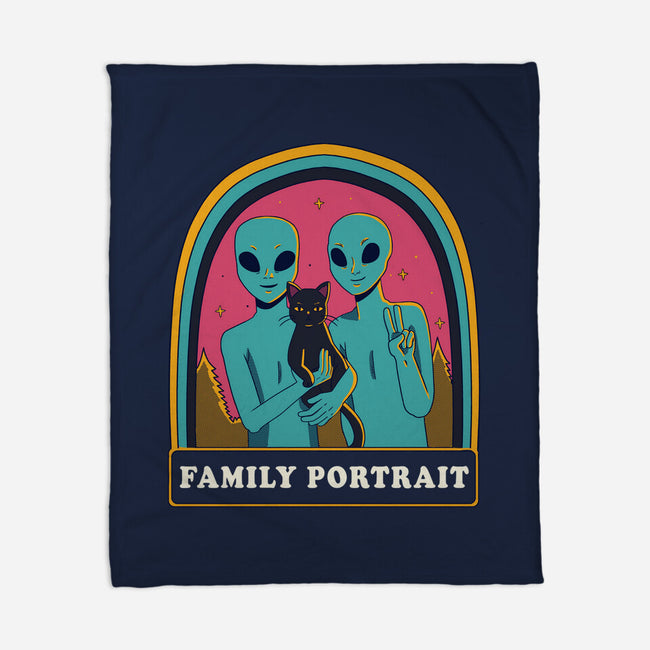 Portrait Family-None-Fleece-Blanket-yumie