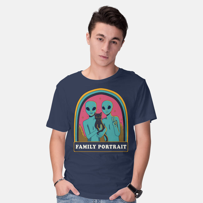 Portrait Family-Mens-Basic-Tee-yumie