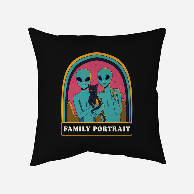 Portrait Family-None-Removable Cover w Insert-Throw Pillow-yumie