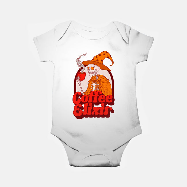 Coffee Elixir-Baby-Basic-Onesie-Jess.Adams.Creates