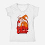 Coffee Elixir-Womens-V-Neck-Tee-Jess.Adams.Creates