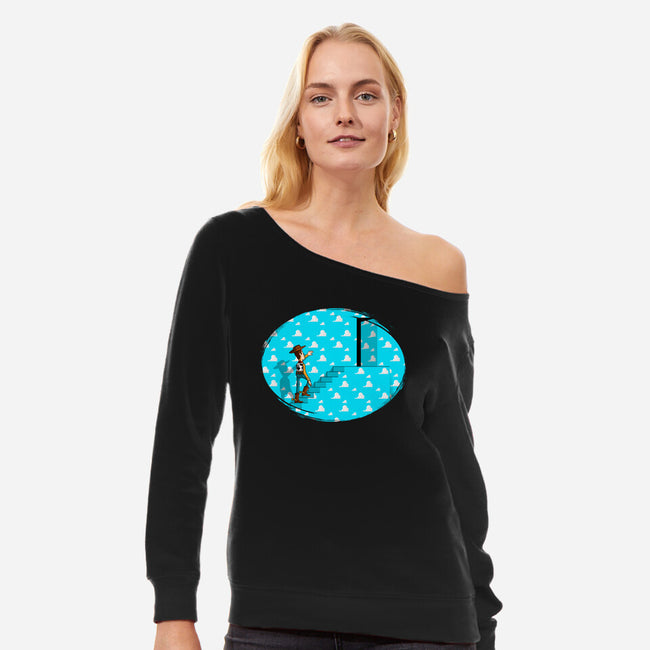 The Toy Show-Womens-Off Shoulder-Sweatshirt-jasesa