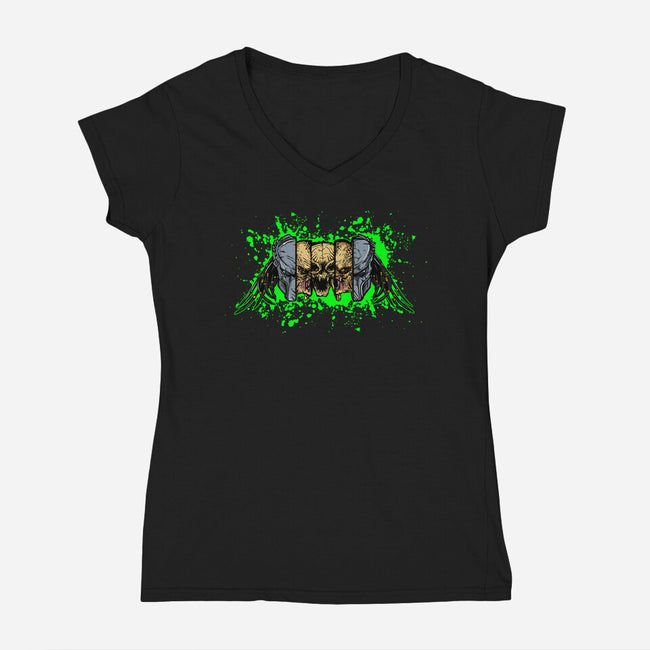 Hunter Doll-Womens-V-Neck-Tee-AndreusD