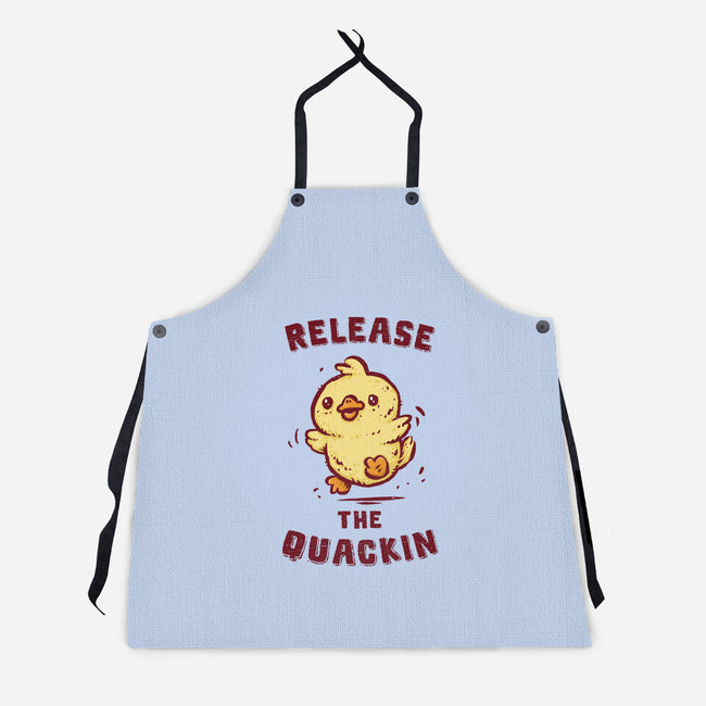 Release The Quackin-Unisex-Kitchen-Apron-kg07