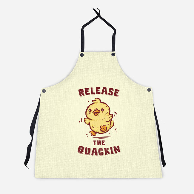 Release The Quackin-Unisex-Kitchen-Apron-kg07