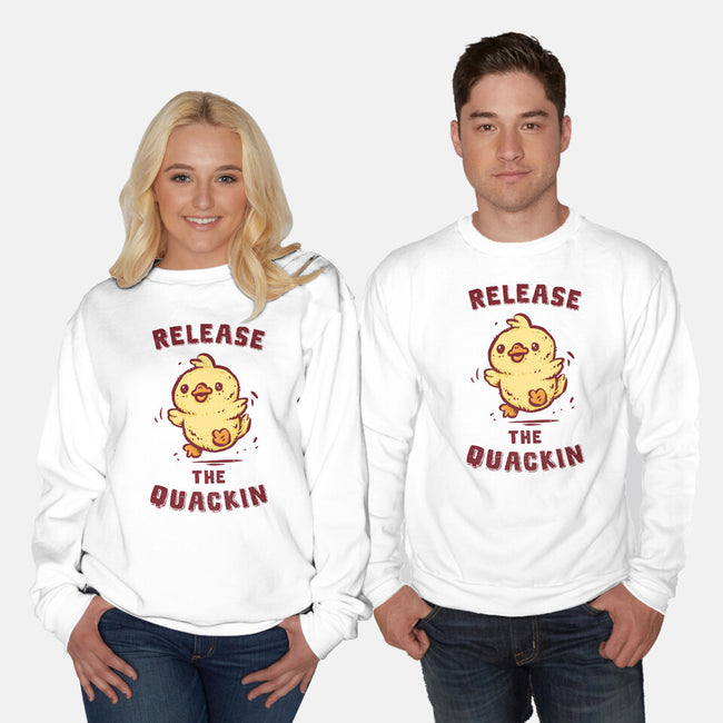 Release The Quackin-Unisex-Crew Neck-Sweatshirt-kg07