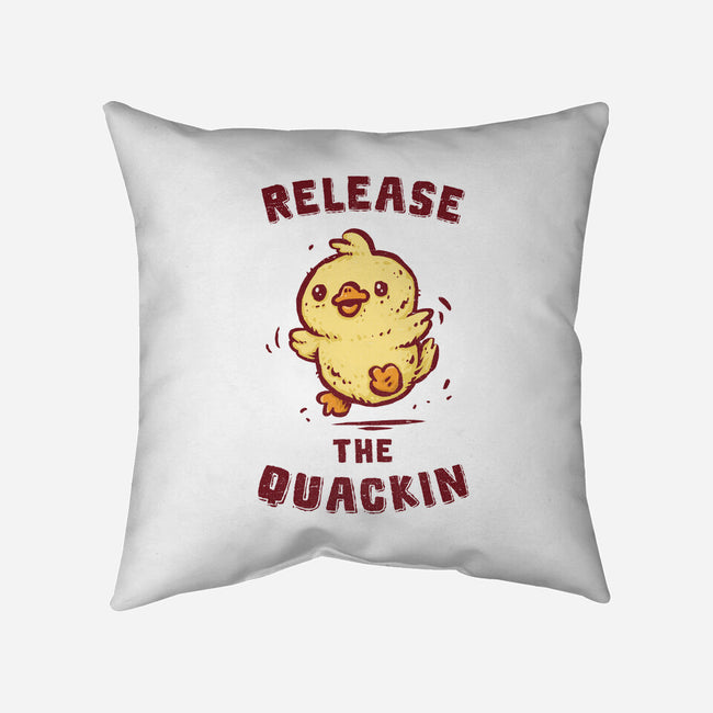 Release The Quackin-None-Removable Cover w Insert-Throw Pillow-kg07