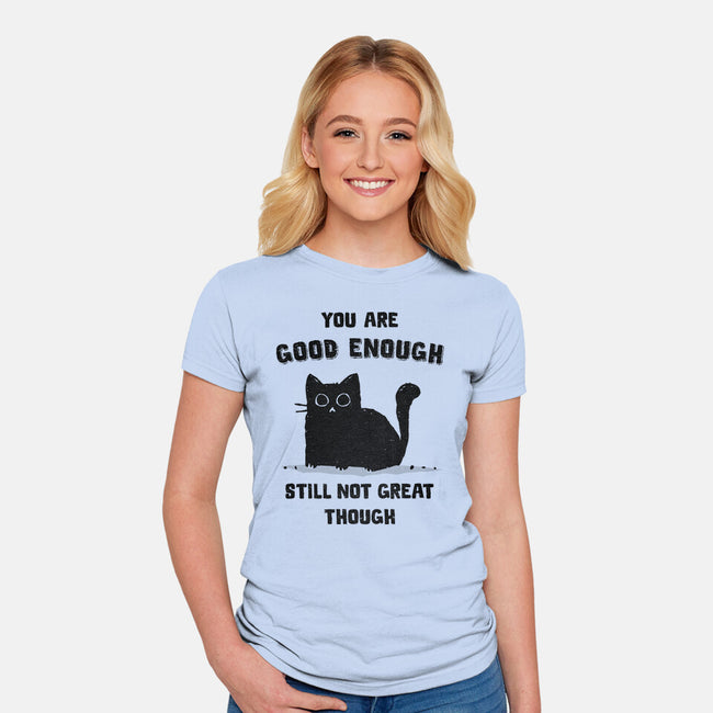 Good Enough-Womens-Fitted-Tee-kg07