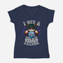 I See A Dark Future-Womens-V-Neck-Tee-Boggs Nicolas