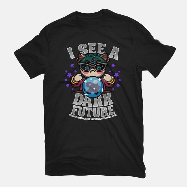 I See A Dark Future-Womens-Fitted-Tee-Boggs Nicolas