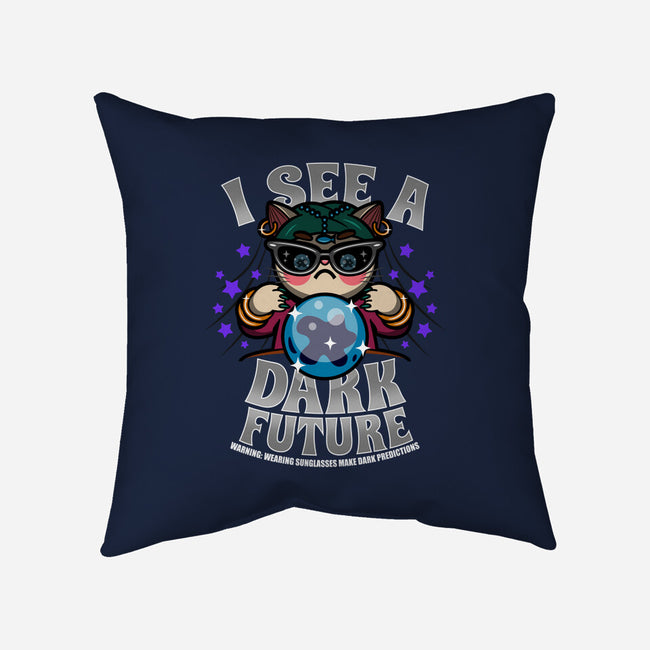 I See A Dark Future-None-Removable Cover w Insert-Throw Pillow-Boggs Nicolas