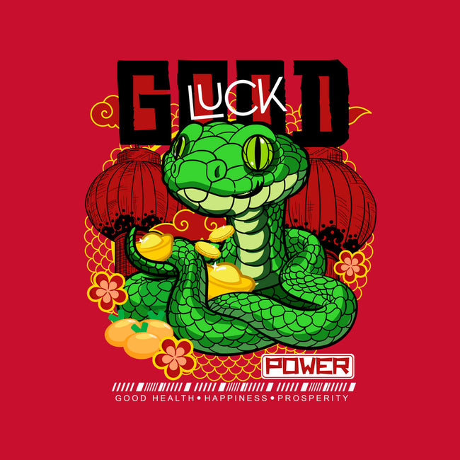 Good Luck Snake-Unisex-Crew Neck-Sweatshirt-bloomgrace28