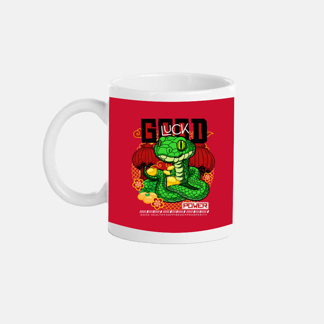 Good Luck Snake-None-Mug-Drinkware-bloomgrace28