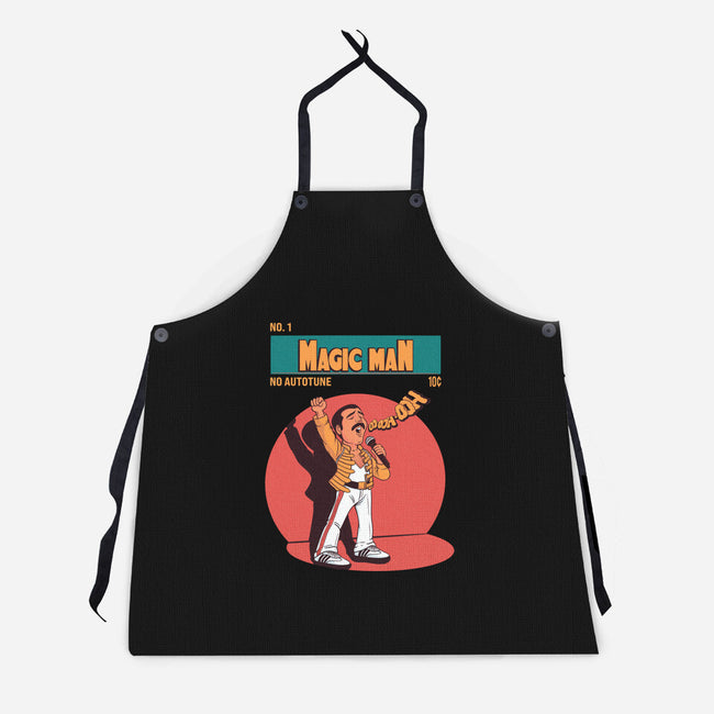 The Magic Man-Unisex-Kitchen-Apron-P1yu5h