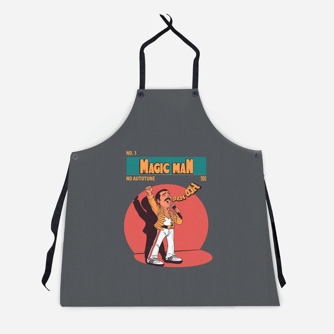 The Magic Man-Unisex-Kitchen-Apron-P1yu5h