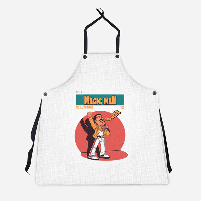 The Magic Man-Unisex-Kitchen-Apron-P1yu5h