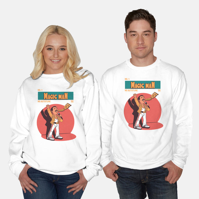 The Magic Man-Unisex-Crew Neck-Sweatshirt-P1yu5h