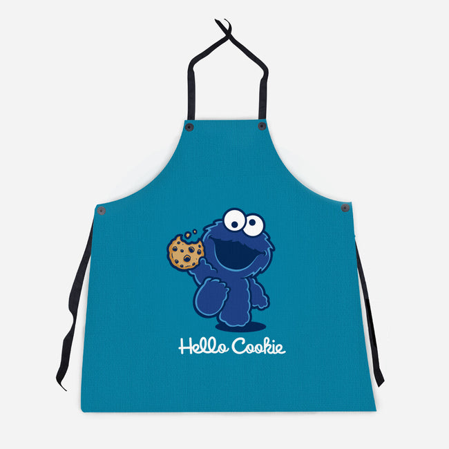 Hello Cookie-Unisex-Kitchen-Apron-retrodivision