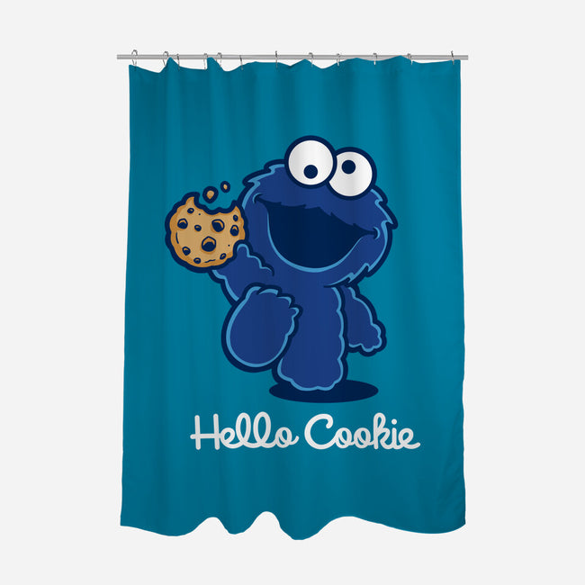 Hello Cookie-None-Polyester-Shower Curtain-retrodivision