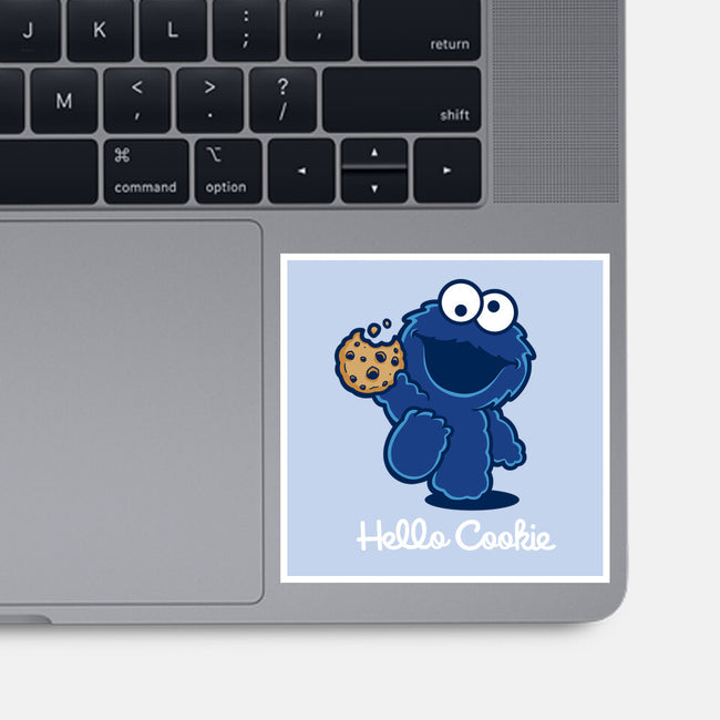 Hello Cookie-None-Glossy-Sticker-retrodivision