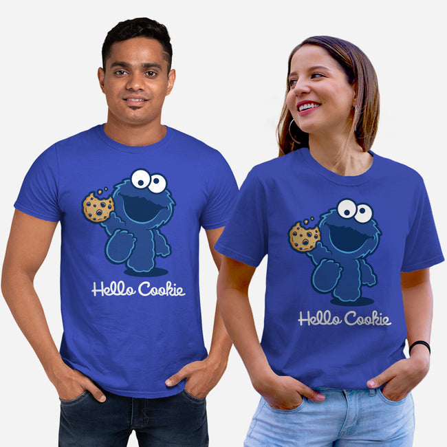 Hello Cookie-Unisex-Basic-Tee-retrodivision