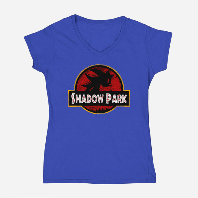 Shadow Park-Womens-V-Neck-Tee-spoilerinc