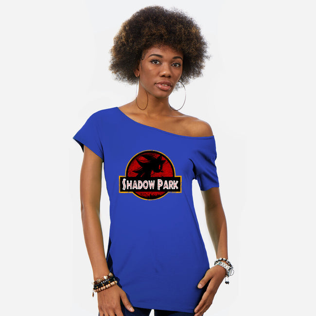 Shadow Park-Womens-Off Shoulder-Tee-spoilerinc