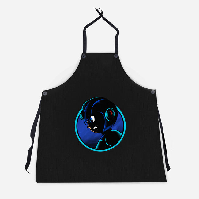 Shadow Cyborg-Unisex-Kitchen-Apron-spoilerinc