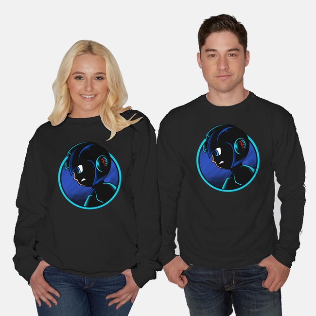 Shadow Cyborg-Unisex-Crew Neck-Sweatshirt-spoilerinc