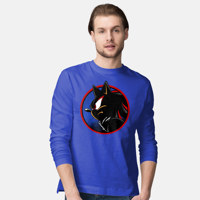 Dark Hedgehog-Mens-Long Sleeved-Tee-spoilerinc