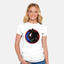 Dark Hedgehog-Womens-Fitted-Tee-spoilerinc