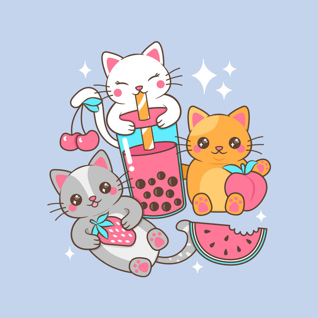 Boba Tea Kittens-Womens-Basic-Tee-robyriker