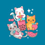 Boba Tea Kittens-Womens-Basic-Tee-robyriker