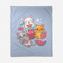 Boba Tea Kittens-None-Fleece-Blanket-robyriker