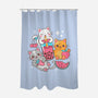 Boba Tea Kittens-None-Polyester-Shower Curtain-robyriker