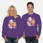 Boba Tea Kittens-Unisex-Crew Neck-Sweatshirt-robyriker