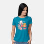 Boba Tea Kittens-Womens-Basic-Tee-robyriker