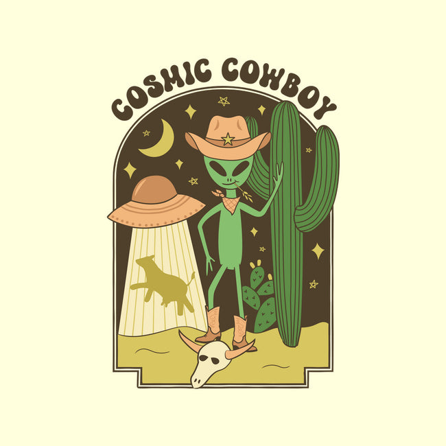 Cosmic Cowboy-Unisex-Kitchen-Apron-robyriker