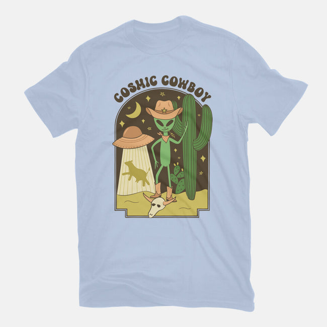 Cosmic Cowboy-Unisex-Basic-Tee-robyriker