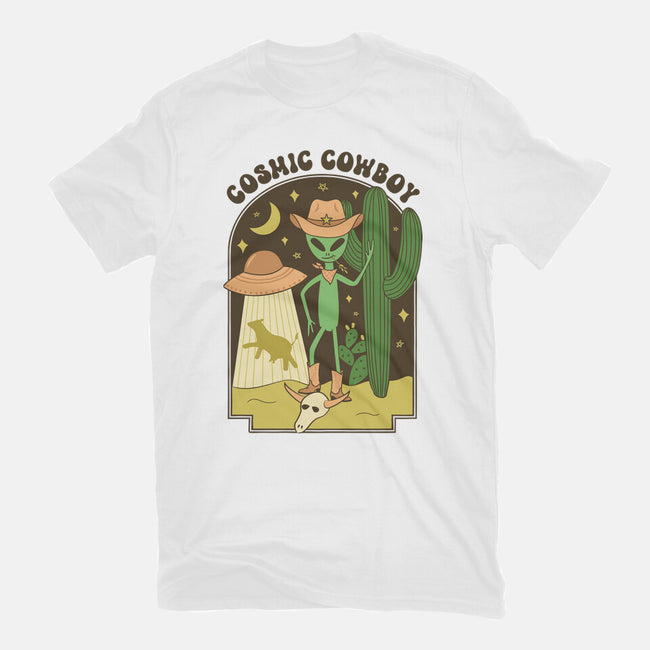 Cosmic Cowboy-Unisex-Basic-Tee-robyriker