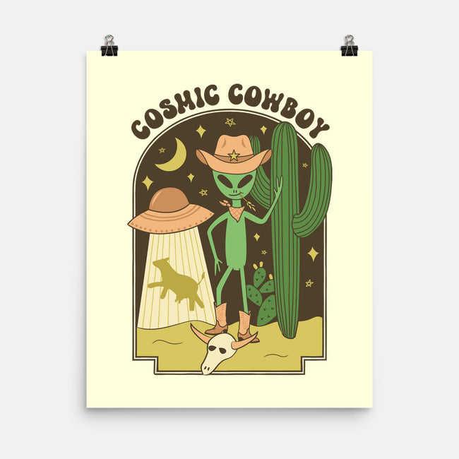 Cosmic Cowboy-None-Matte-Poster-robyriker