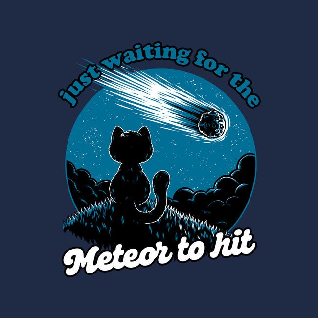 Cat Waiting The Meteor-Unisex-Crew Neck-Sweatshirt-Studio Mootant