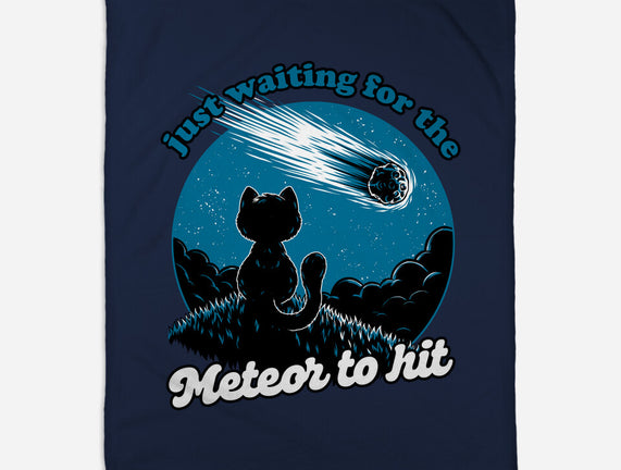 Cat Waiting The Meteor