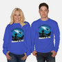 Cat Waiting The Meteor-Unisex-Crew Neck-Sweatshirt-Studio Mootant